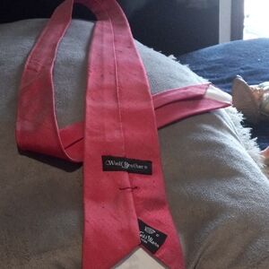 Pink Wool Brothers Necktie
